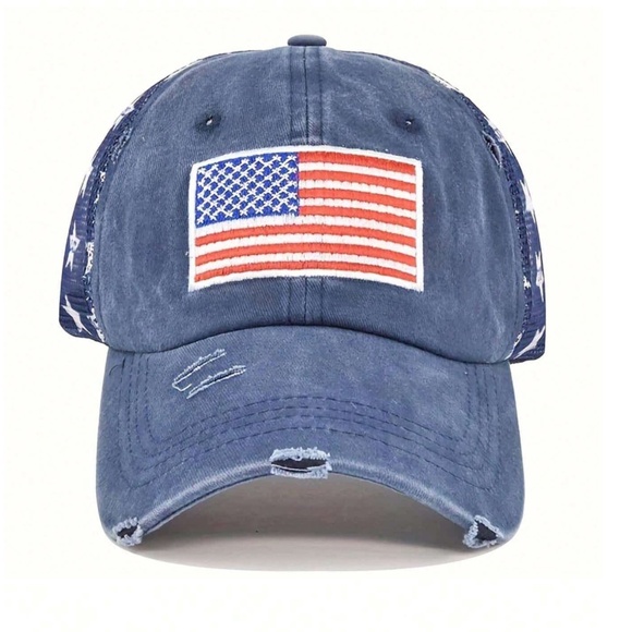 Stars Flag Baseball Cap - Picture 2 of 6